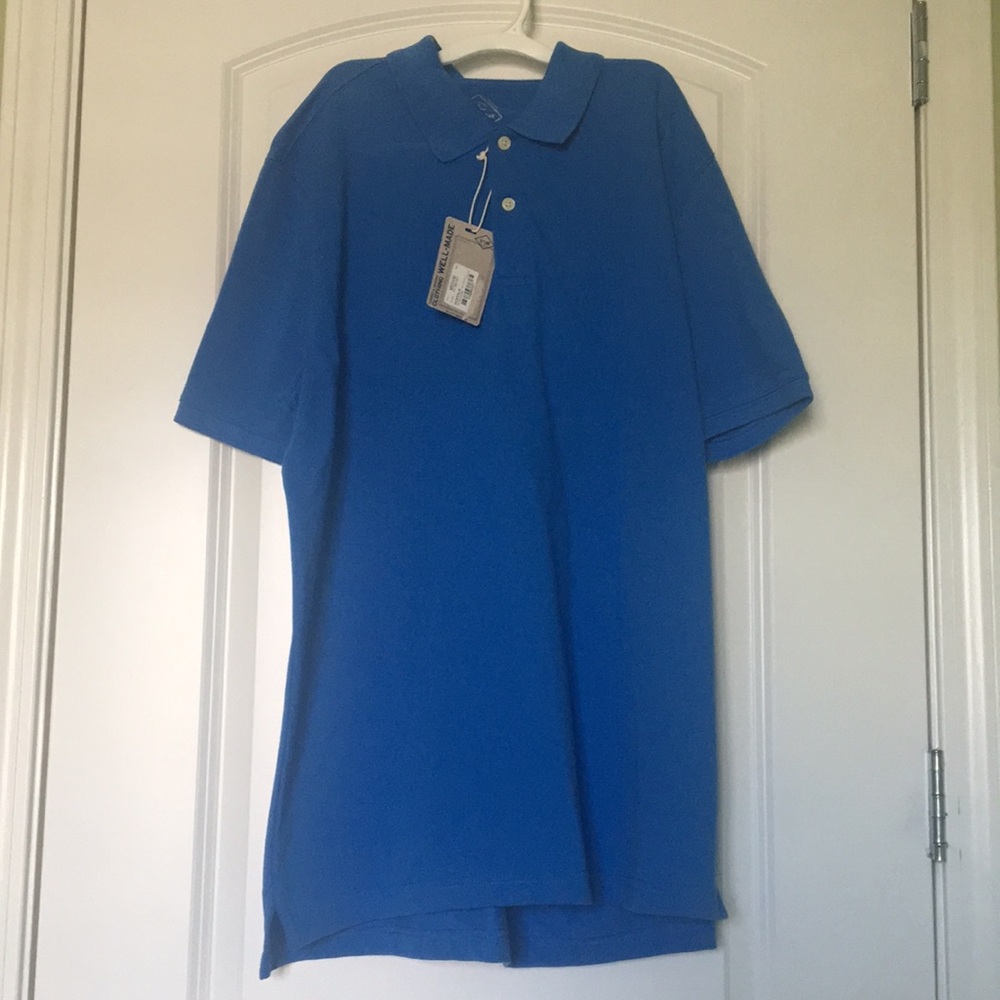 St. John’s Bay Men’s Blue Polo Shirt